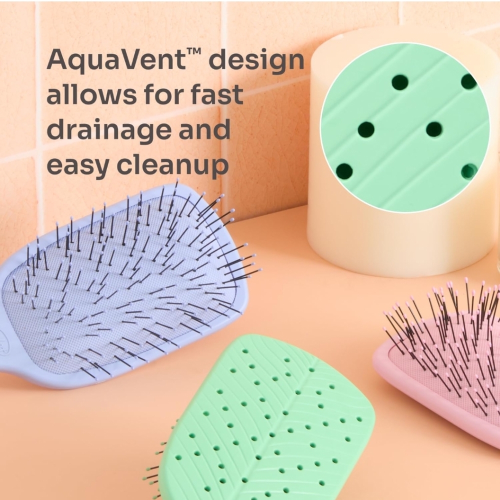Wet Brush Paddle Detangler - Vibrant Green - Picture 10 of 13